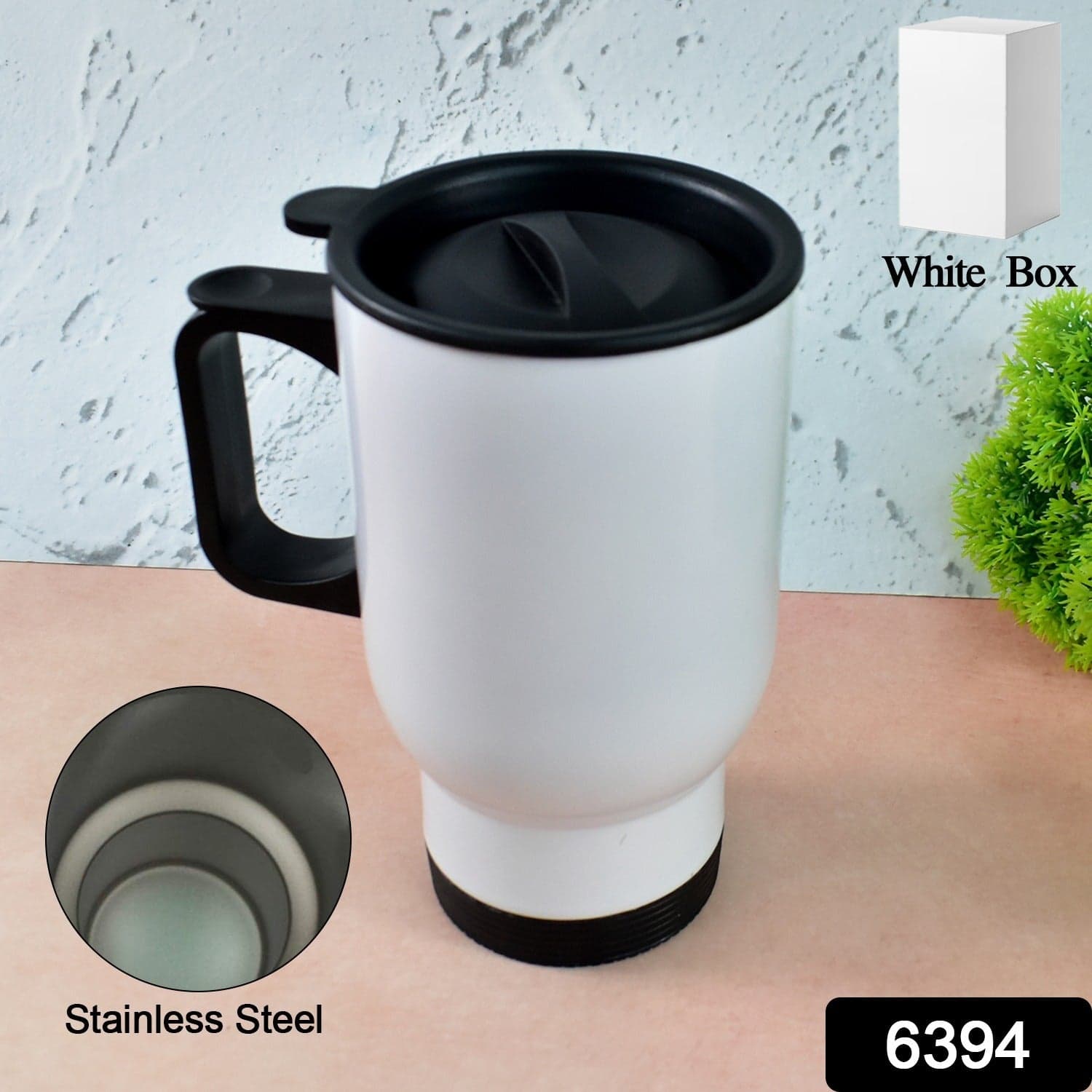 Stainless Steel Vacuum Glass Insulated Glass Coffee Cups 300ml Approx thumbnail 2
