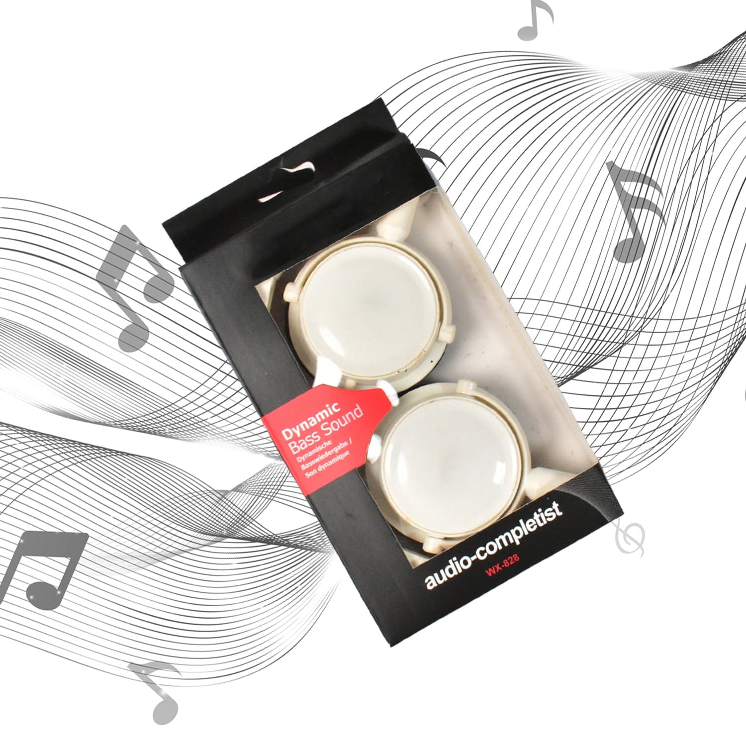 Foldable DJ Style Wired Headphones with Mic thumbnail 3