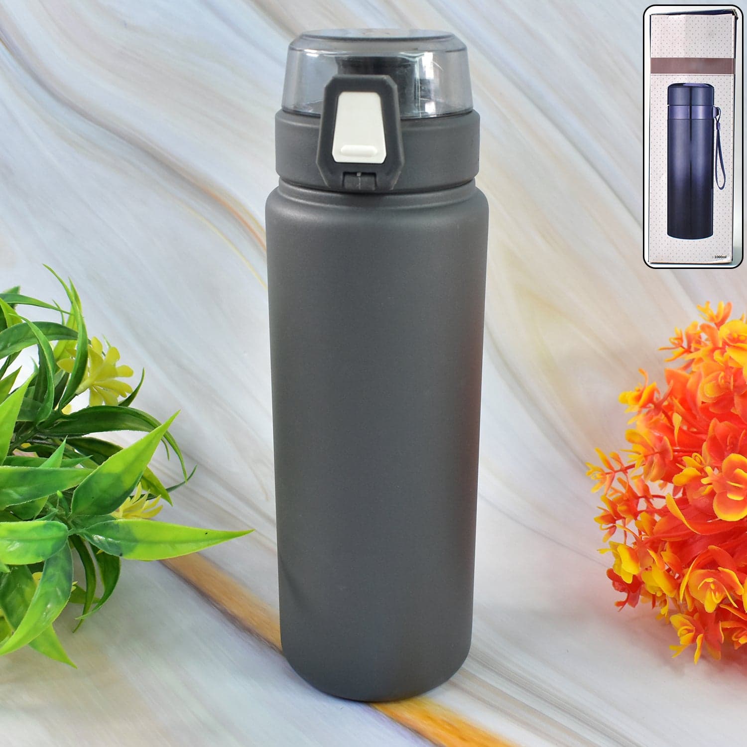 Stainless Steel Double Walled Vacuum Insulated Water Bottle (Mix Design 1 Pc) thumbnail 1