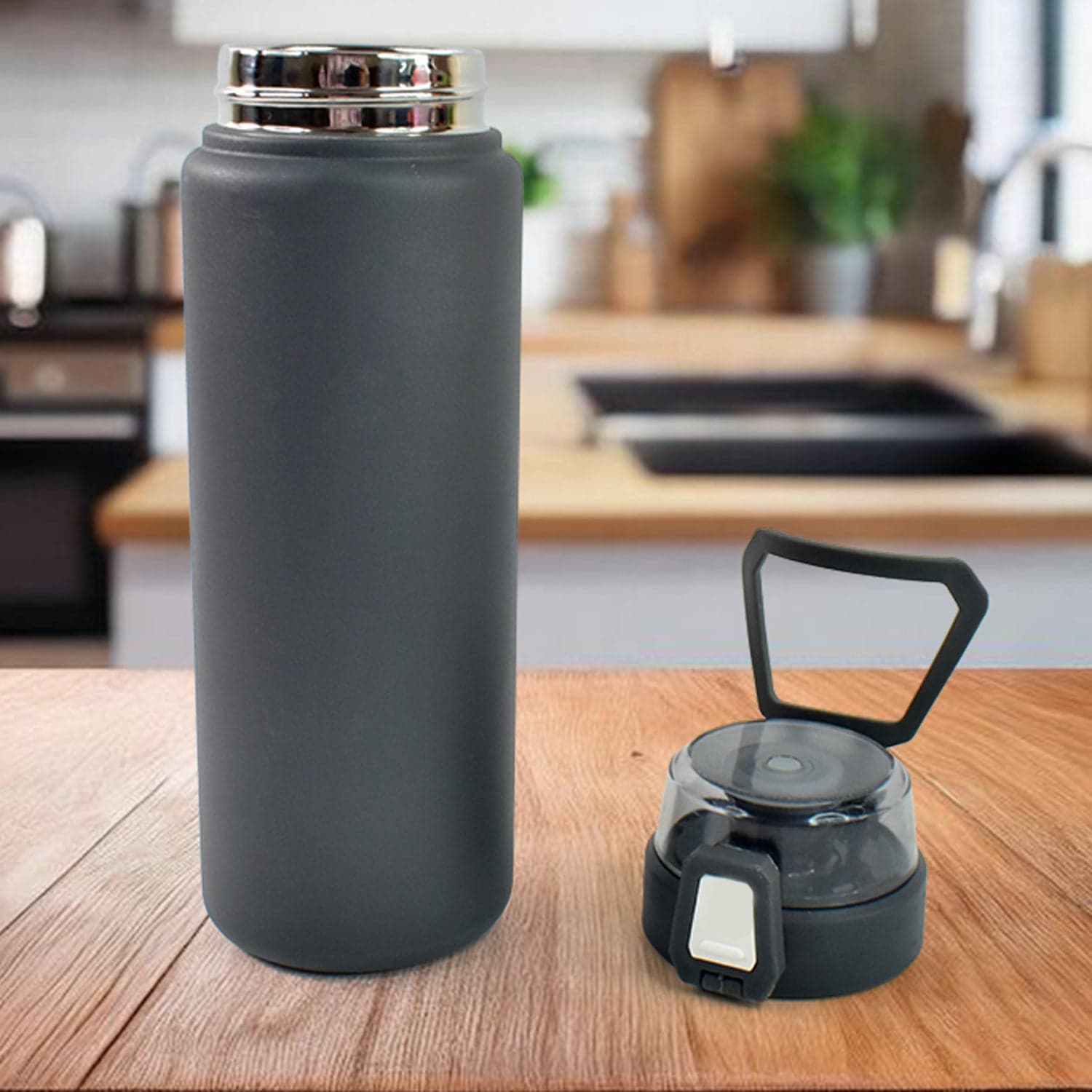 Stainless Steel Double Walled Vacuum Insulated Water Bottle (Mix Design 1 Pc) thumbnail 4