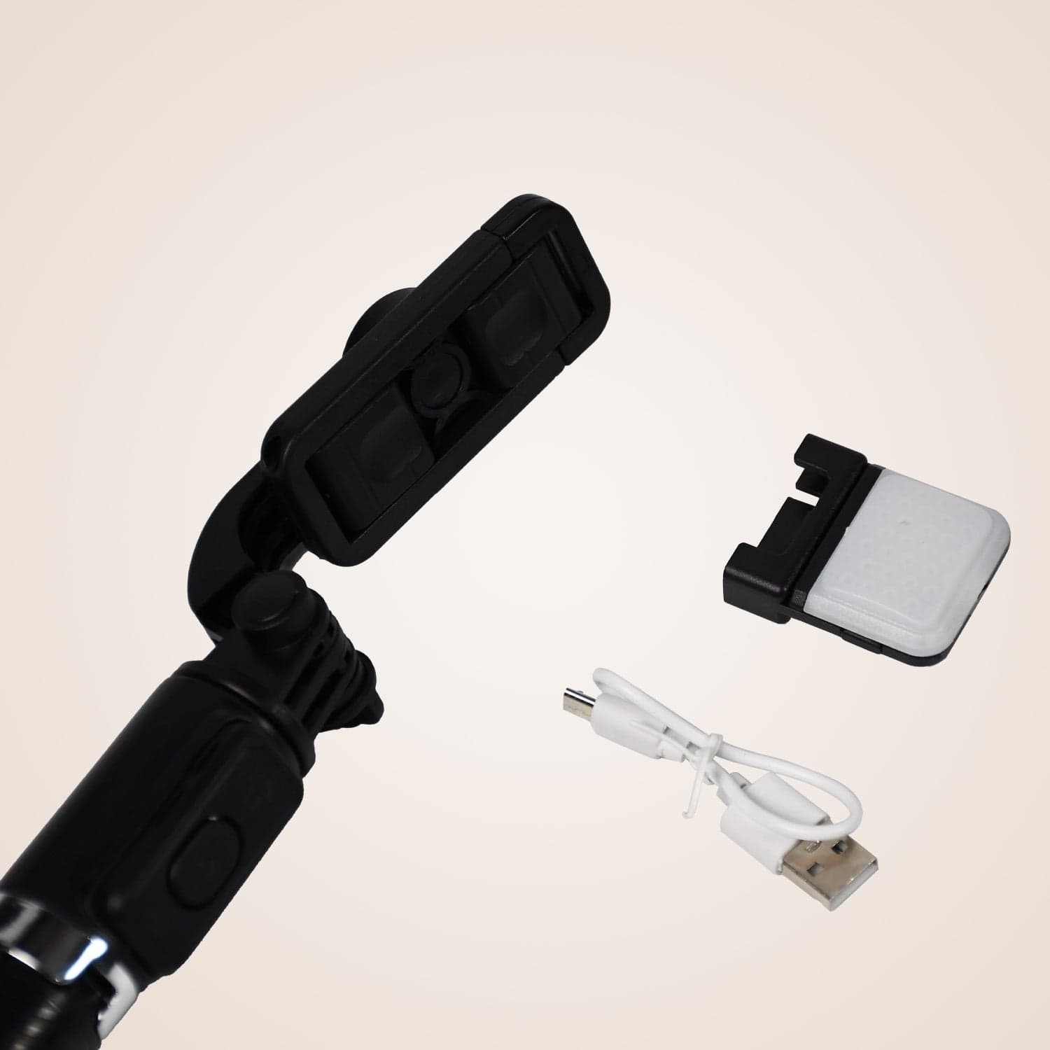 Bluetooth Selfie Stick, Portable Phone Tripod Stand for Mobile. thumbnail 6
