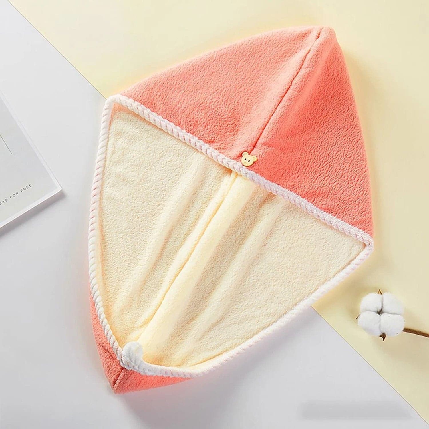 Hair Drying Magic Hair Cap Towel Wrap for Women Bath Towels (1 pc), Hair accessories thumbnail 3