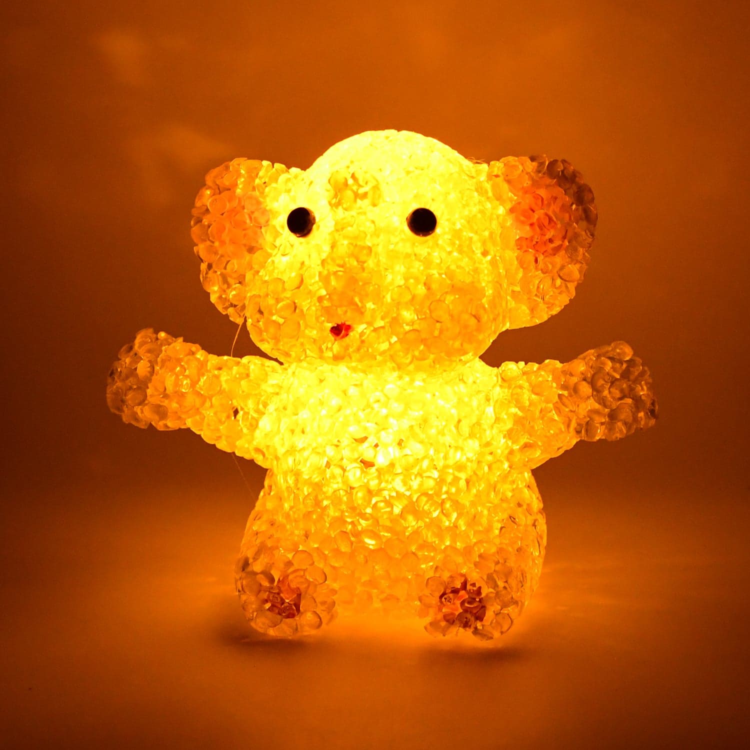 Cartoon Shape Crystal LED Night Light Lamp of Cute Glowing Animal Decorative Light (1 Pc) thumbnail 1