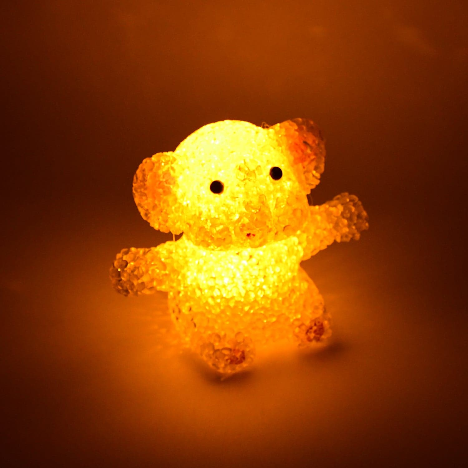 Cartoon Shape Crystal LED Night Light Lamp of Cute Glowing Animal Decorative Light (1 Pc) thumbnail 6