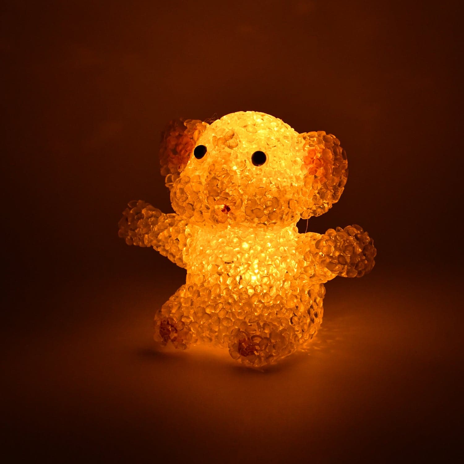 Cartoon Shape Crystal LED Night Light Lamp of Cute Glowing Animal Decorative Light (1 Pc) thumbnail 7