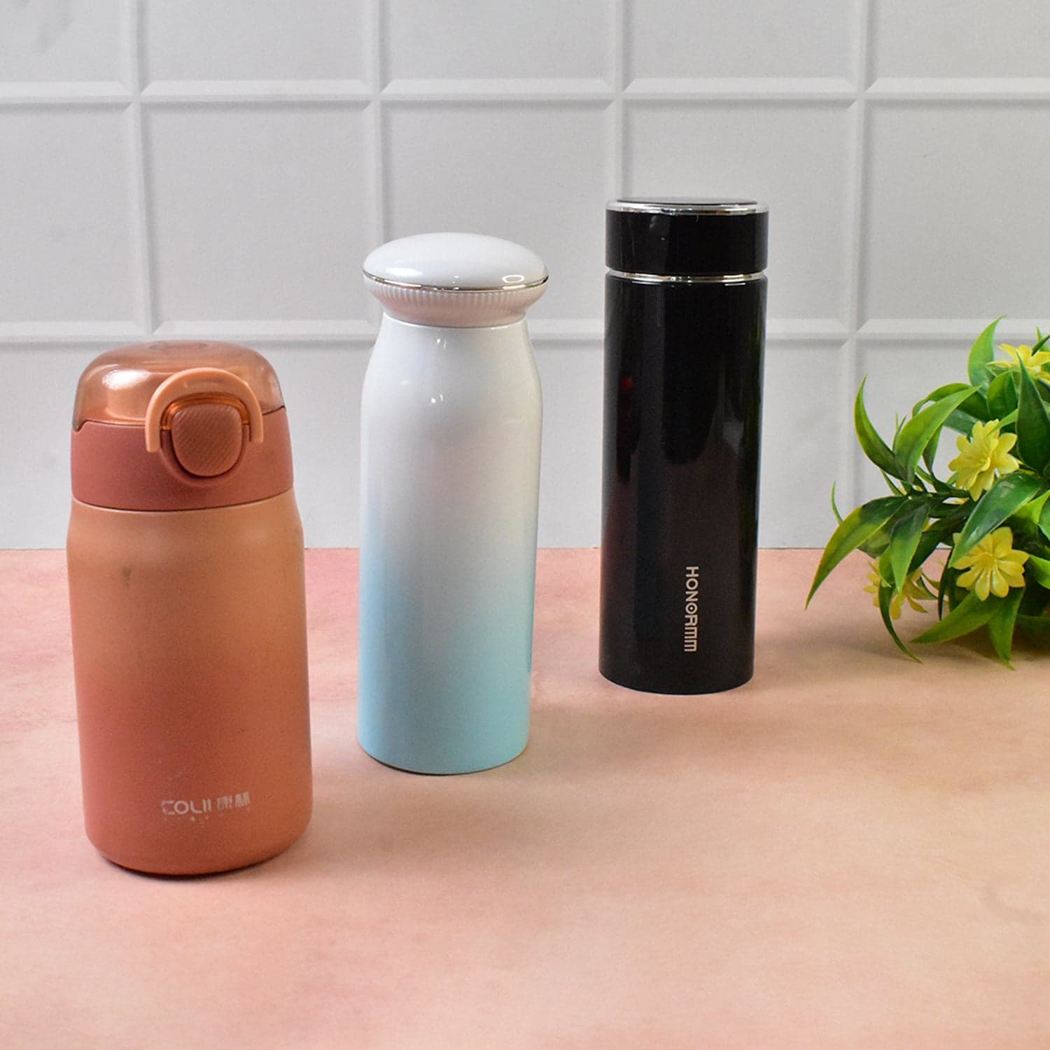 Stainless Steel Vacuum Water Bottle 400Ml 1 Pc thumbnail 6
