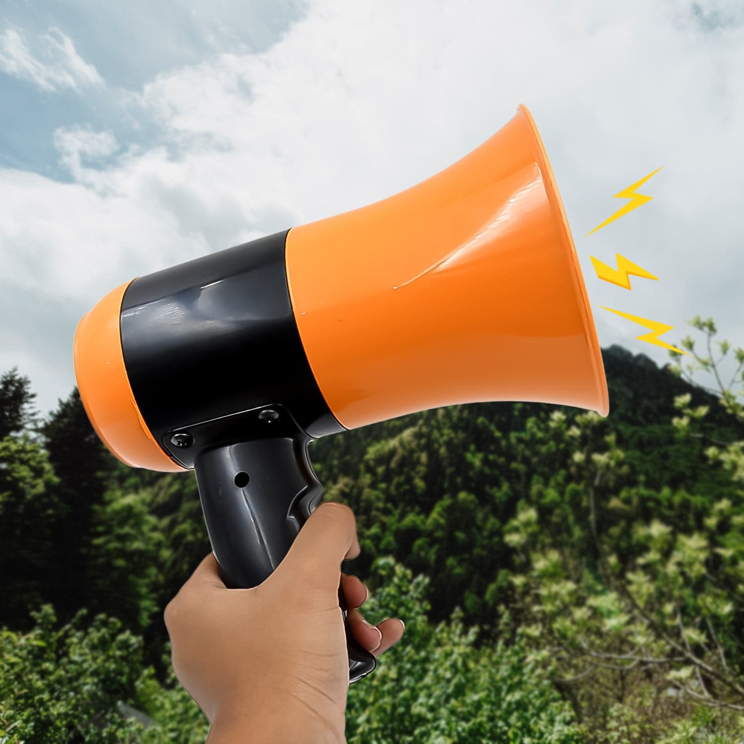 150W Bluetooth Megaphone with PA System, Music & Siren thumbnail 4