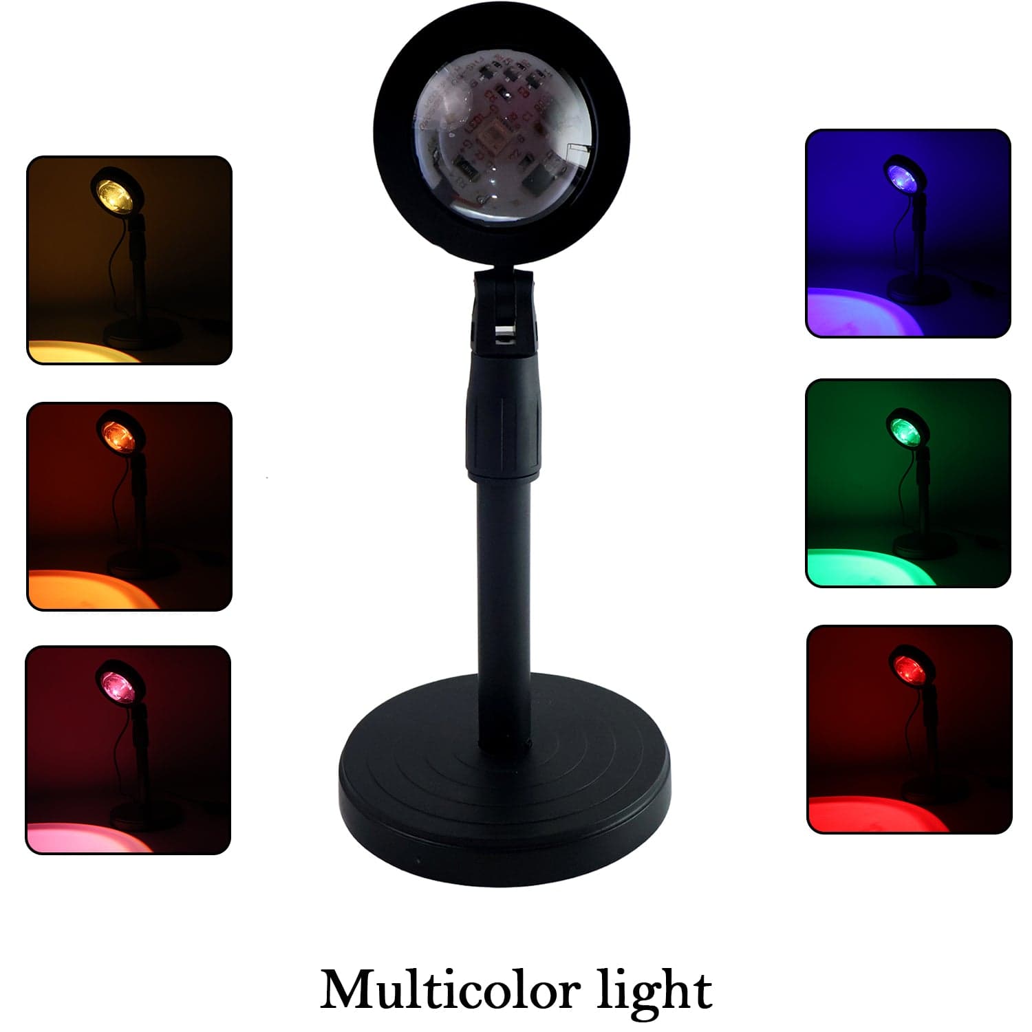 Multi Colors Sunset Lamp, Sunset Projection Lamp LED Night Lights thumbnail 8