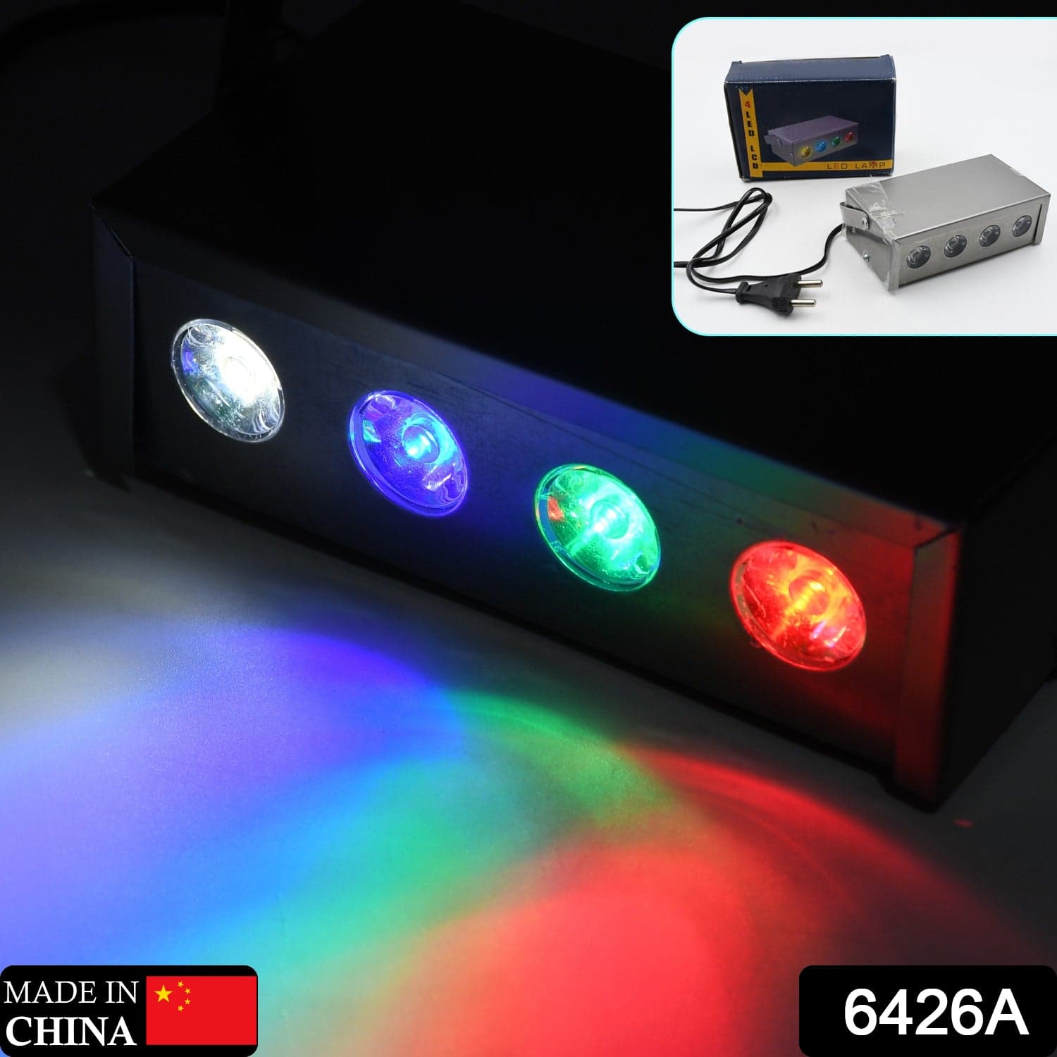 Mini Laser Projector Low Par Light 4 Led Rgbw Stage Lighting Laser Light ID-6426a thumbnail 2