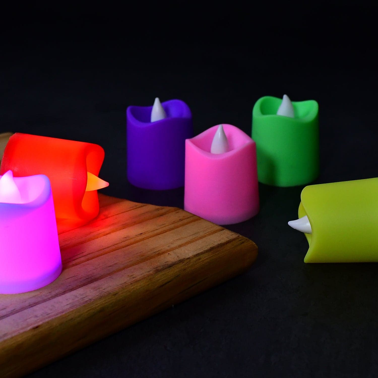 1Pc Festival Decorative - Led Tealight Candles | Battery Operated Candle Ideal For Party thumbnail 7