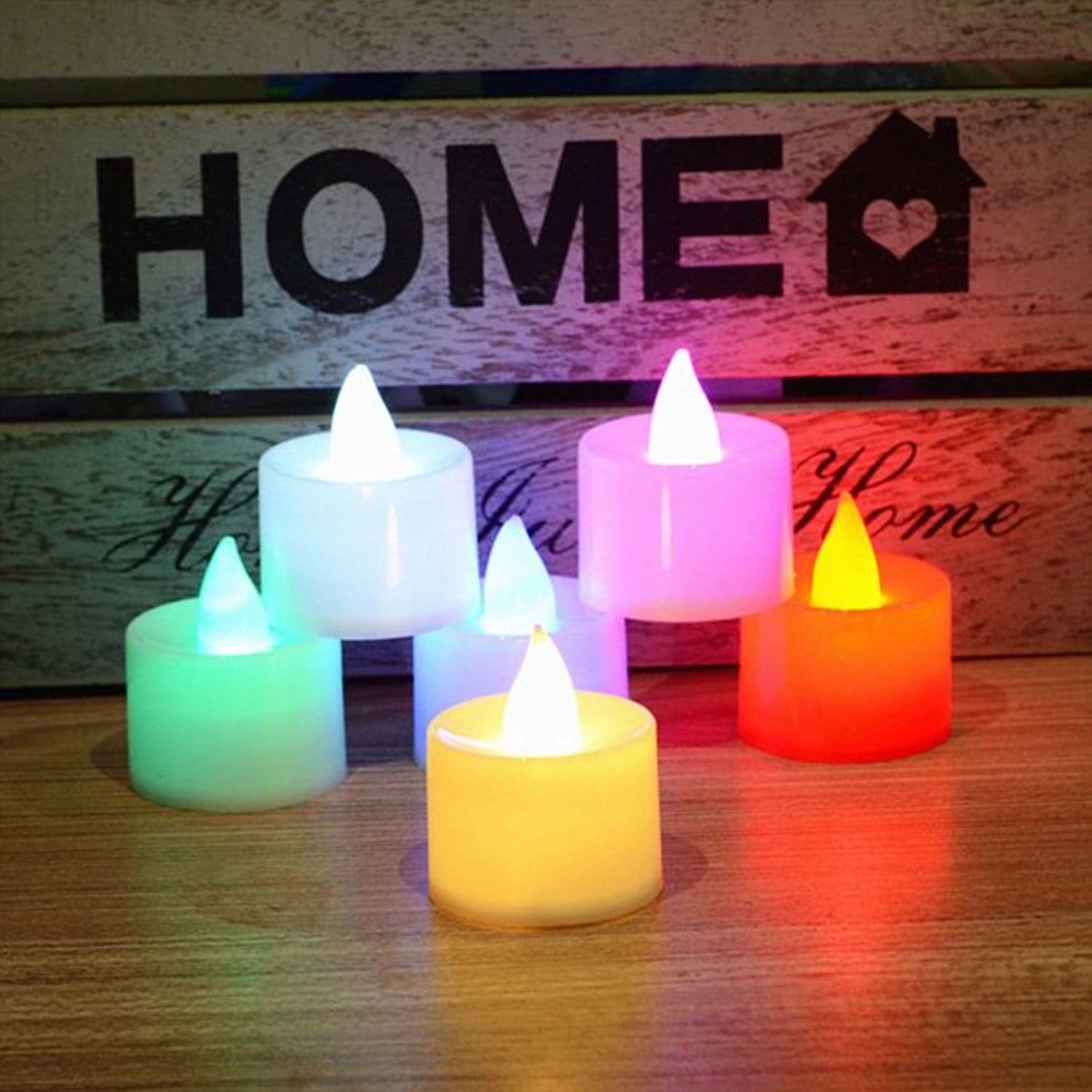 1Pc Festival Decorative - Led Tealight Candles | Battery Operated Candle Ideal For Party thumbnail 8