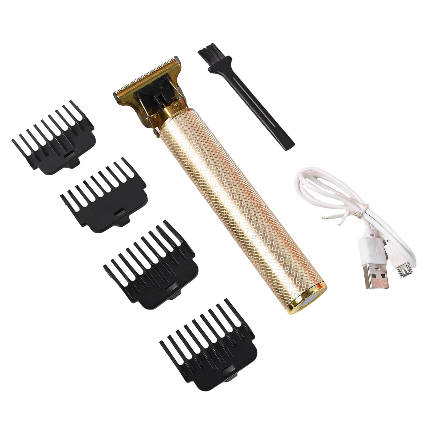 Men'S Hair Trimmer & Beard Clipper With 4 Adjustable Blades & Cleaning Brush thumbnail 8