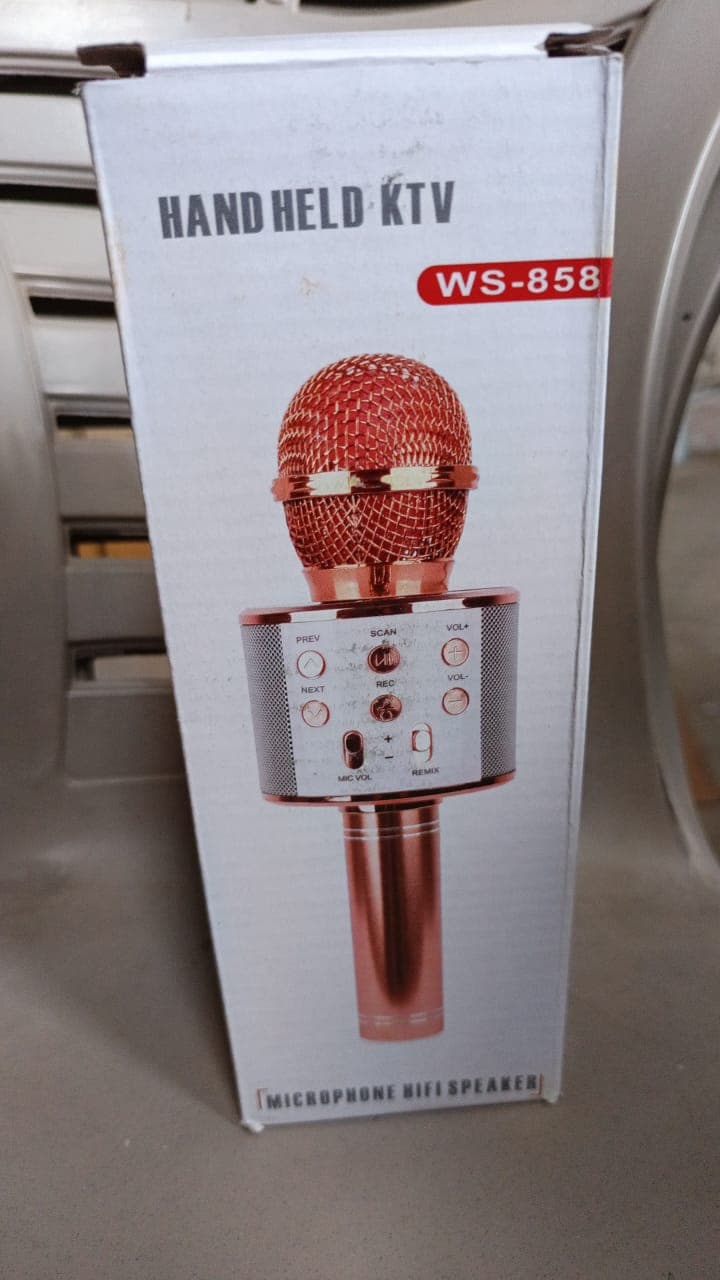 Wireless Bluetooth Recording Condenser Handheld Microphone Bluetooth Speaker Audio Recording Karaoke with Mic (Multicolor 1 Pc) thumbnail 10