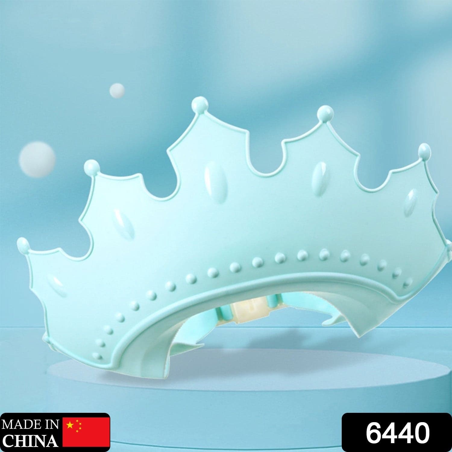 Crown Baby Shower Cap Adjustable Crown Baby Child Protection thumbnail 2