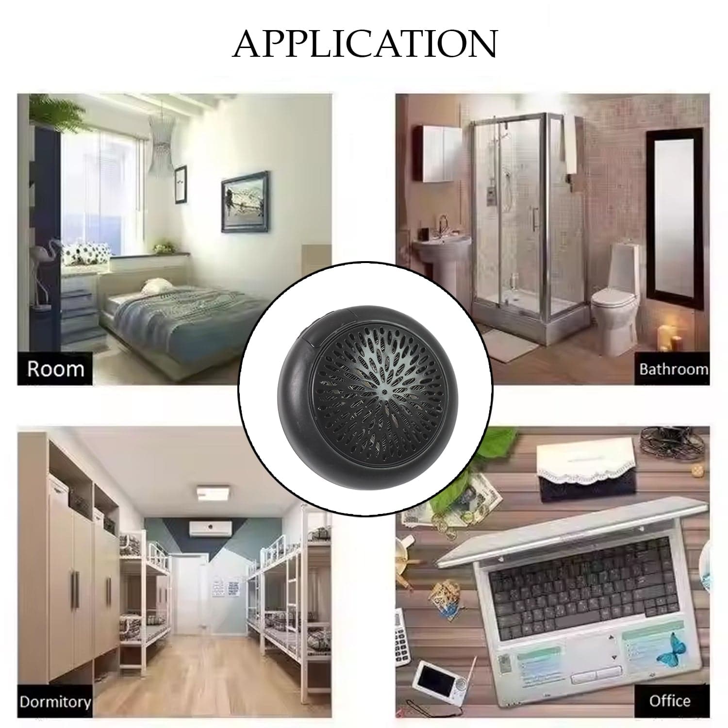 Room Heater for Home, Office, Camper LED Screen Portable Wall Heater (900W / 1 Pc) thumbnail 4