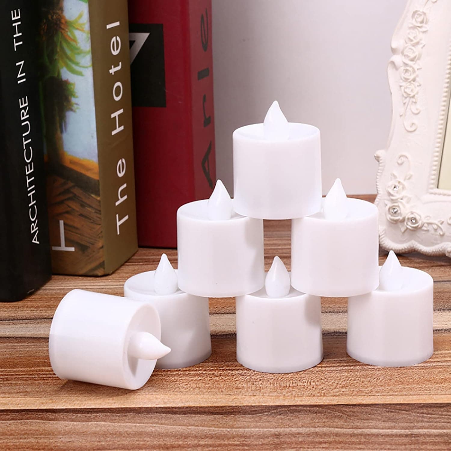 Multicolor LED Tealights Candles (24 Pack): Festive Decorations, Diwali thumbnail 8
