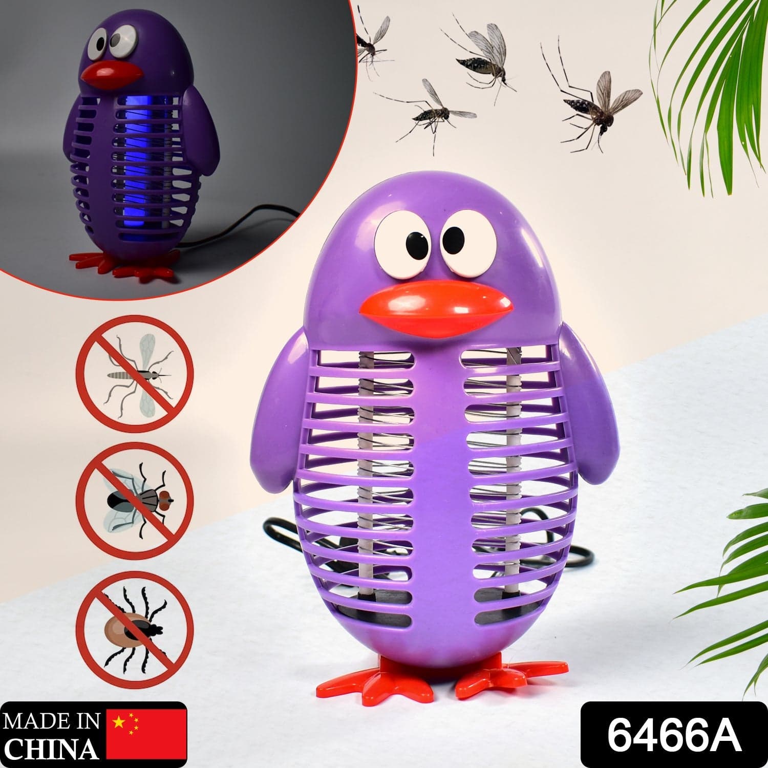 Electronic Cartoon Led Mosquito Killer thumbnail 3