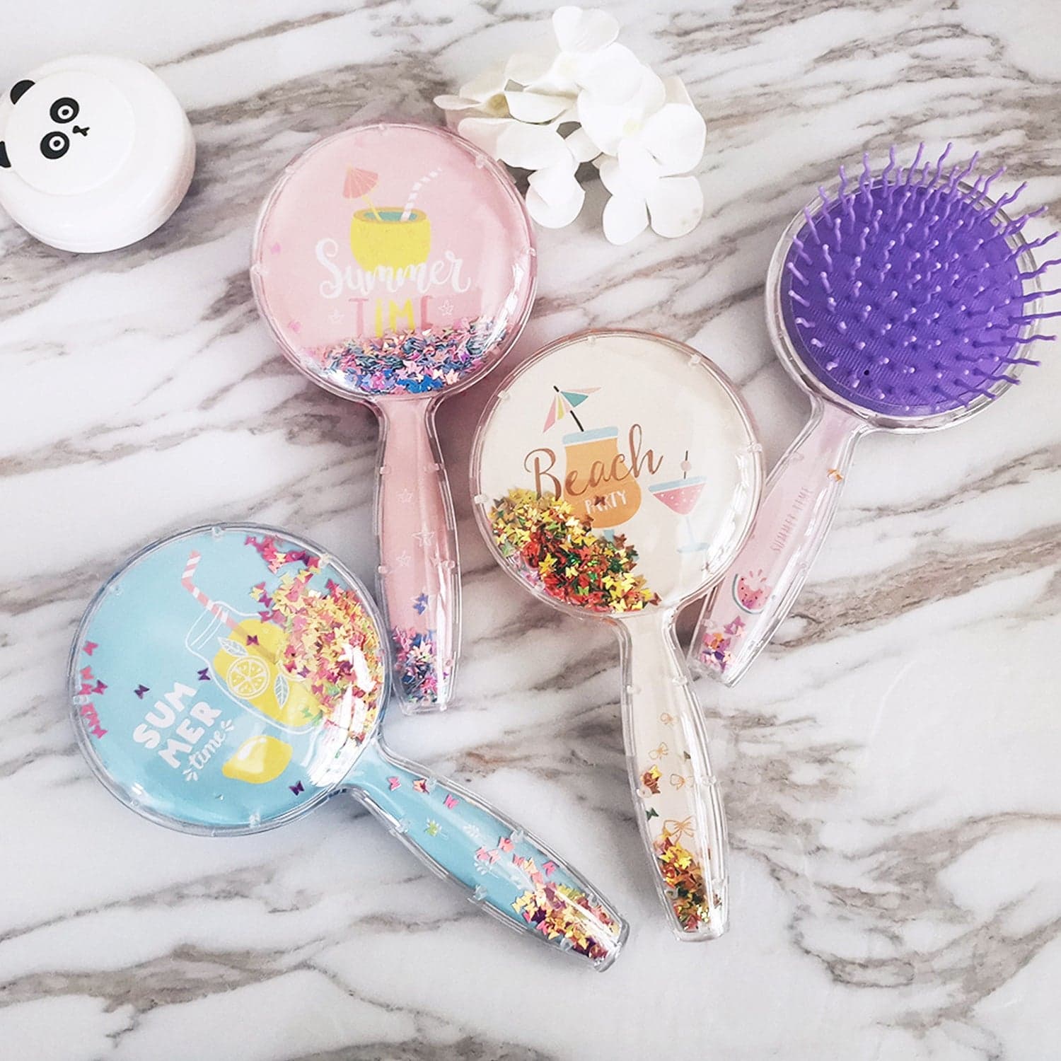 Hair Brush For Kids Detangling Anti-Static Soft Massage For Braids Curly Straight Long Or Short Wet Or Dry Hair (Multi-Design) thumbnail 3