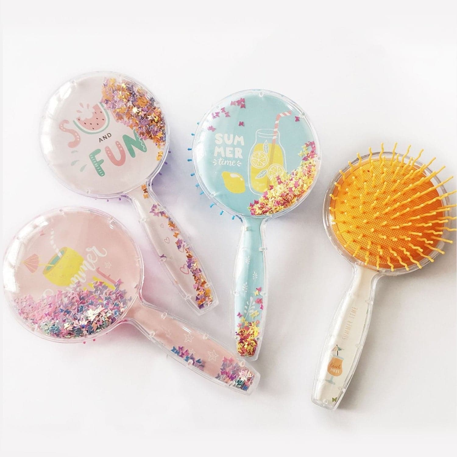 Hair Brush For Kids Detangling Anti-Static Soft Massage For Braids Curly Straight Long Or Short Wet Or Dry Hair (Multi-Design) thumbnail 7