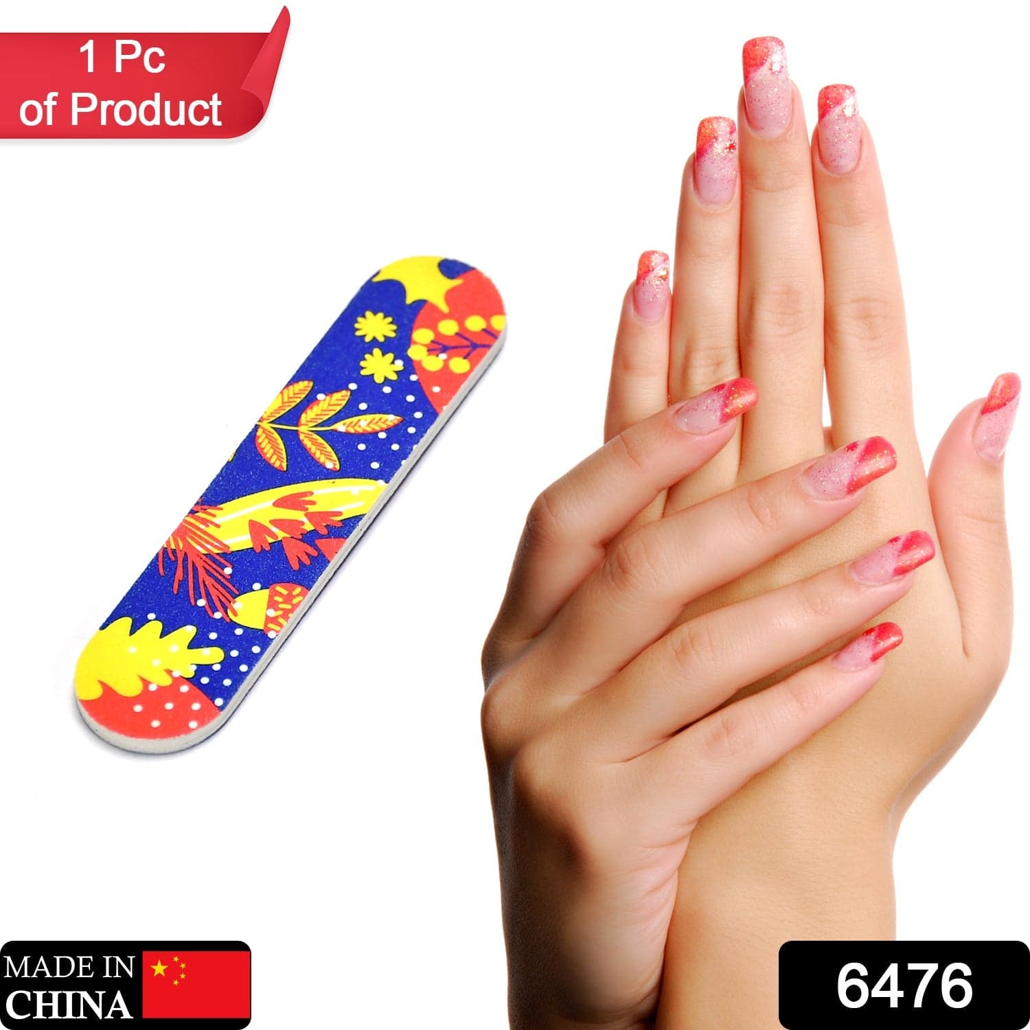 Professional Nail Filer Double Sided For Nail Shaper Nail File ( 1 pcs ) ID-6476 thumbnail 2
