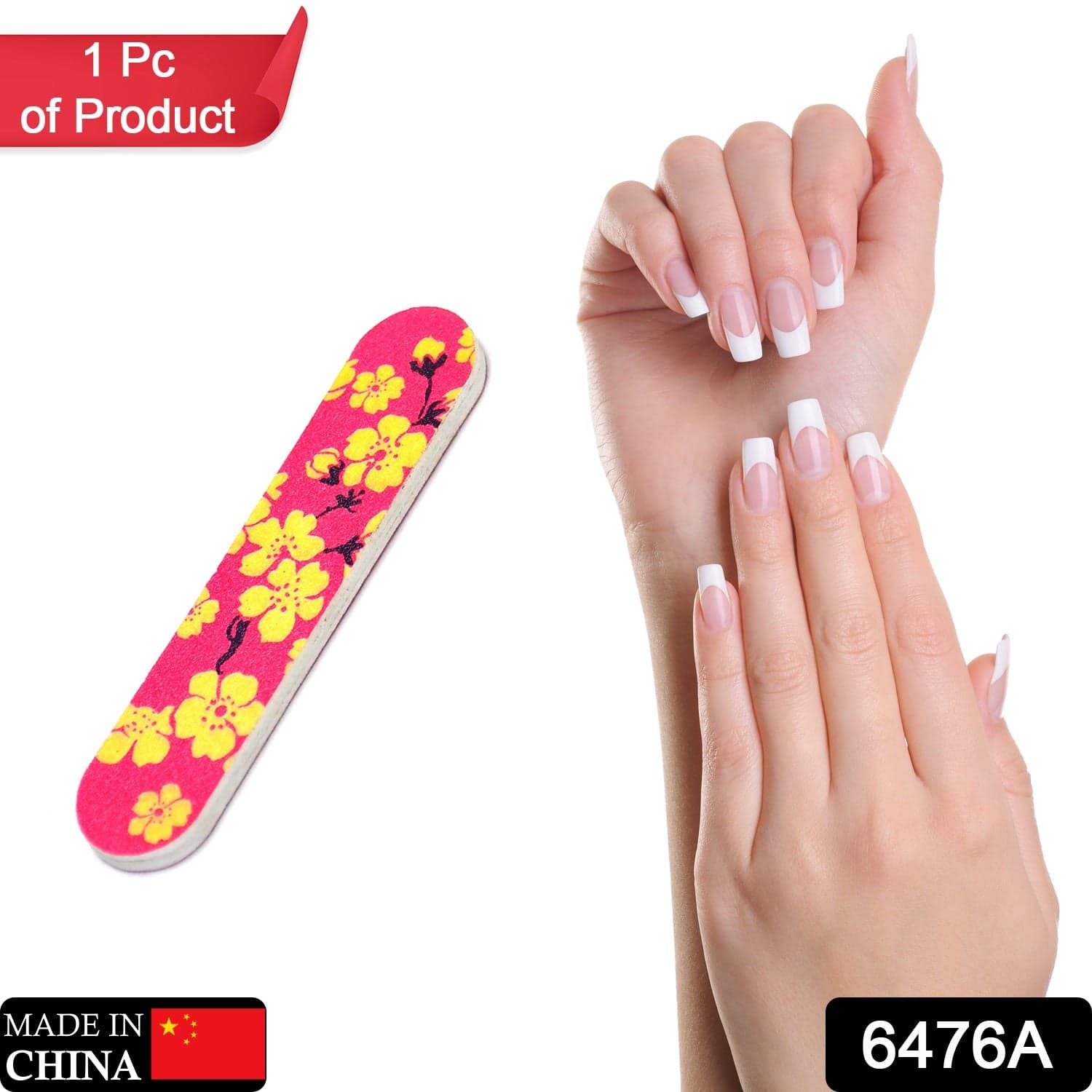 PROFESSIONAL NAIL FILER DOUBLE SIDED FOR NAIL SHAPER NAIL FILE ( 1 PCS ) ID-6476a thumbnail 2