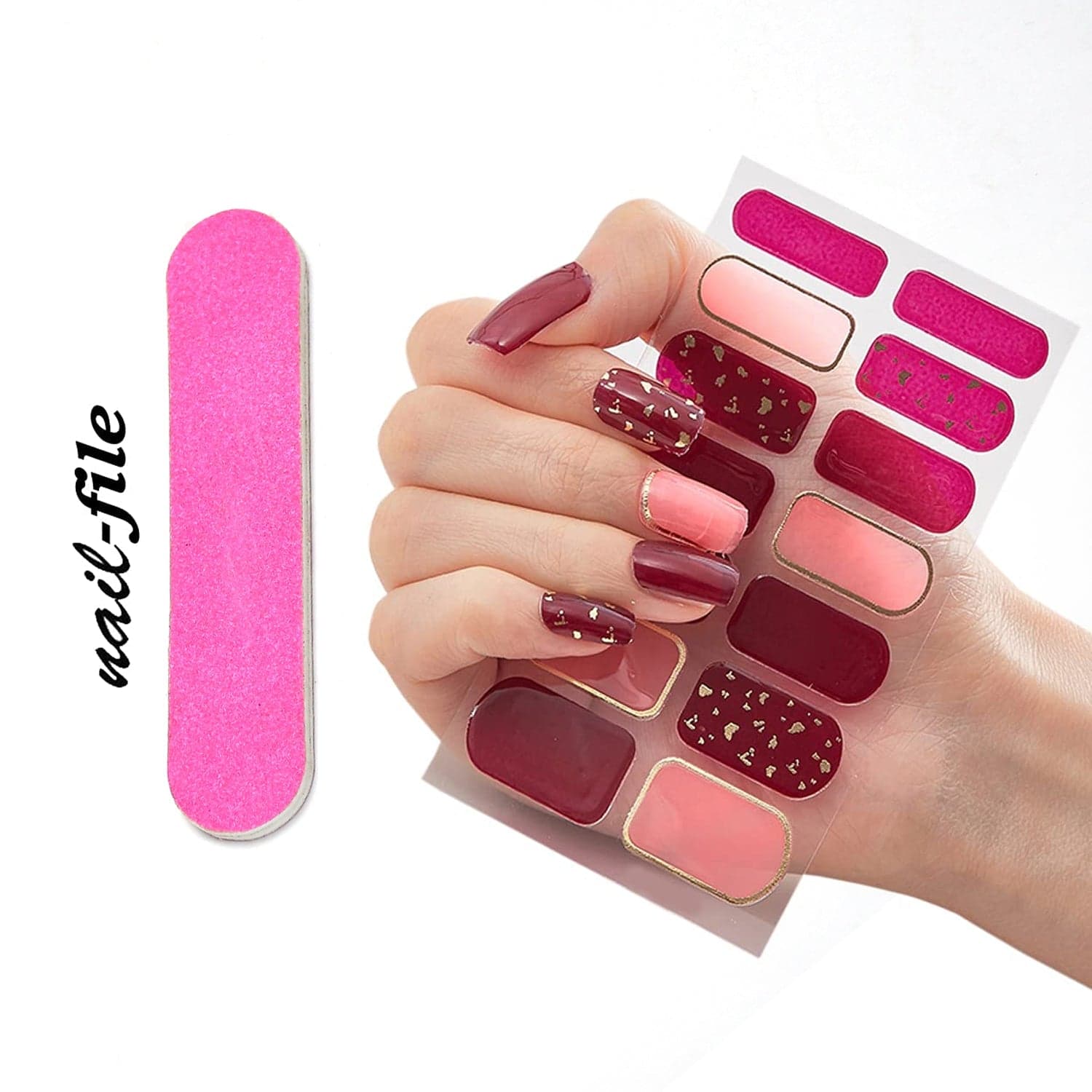 PROFESSIONAL NAIL FILER DOUBLE SIDED FOR NAIL SHAPER NAIL FILE ( 1 PCS ) ID-6476a thumbnail 3