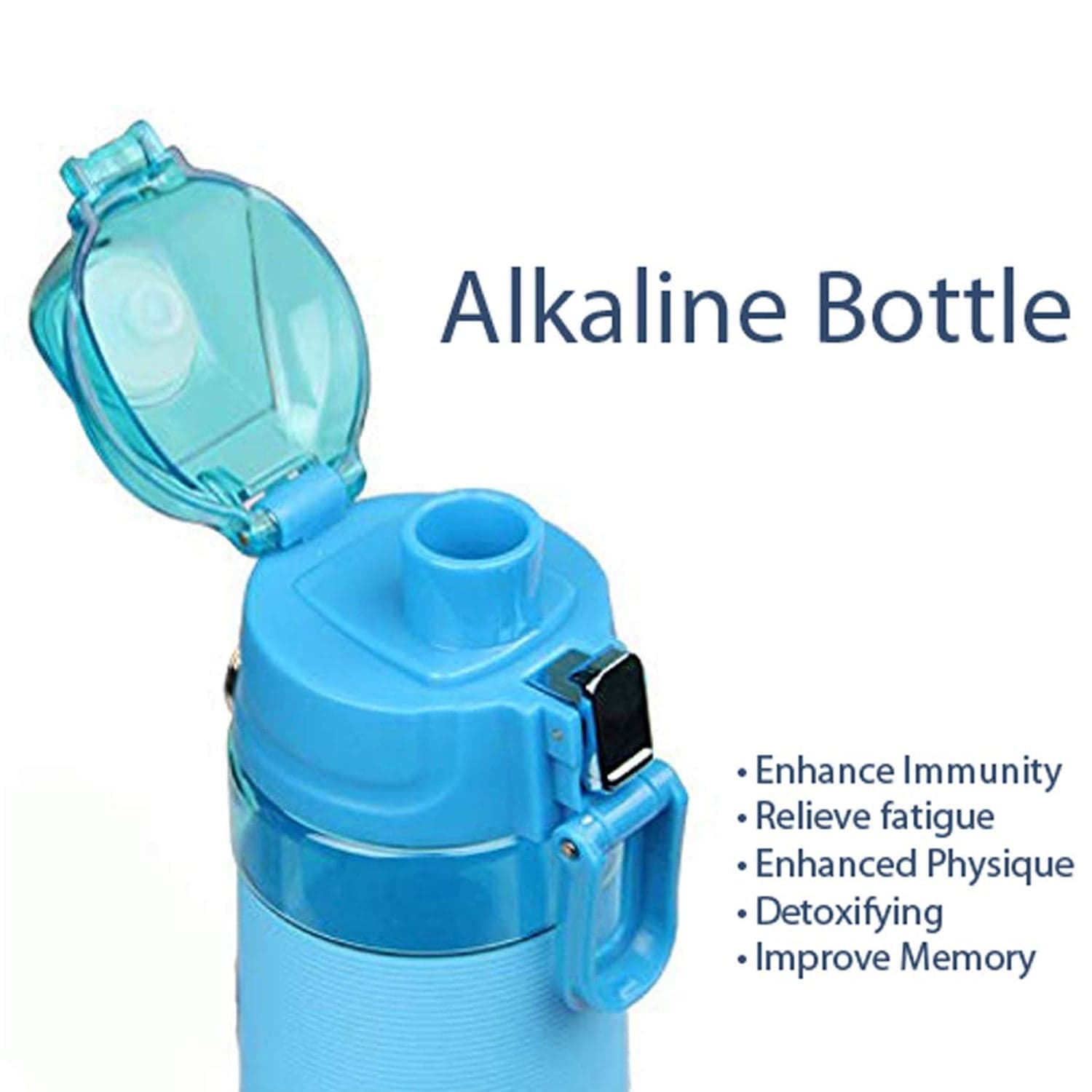Alkaline Water Bottle, With Food Grade Plastic, Stylish And Portable (Particulates Not Included) thumbnail 6