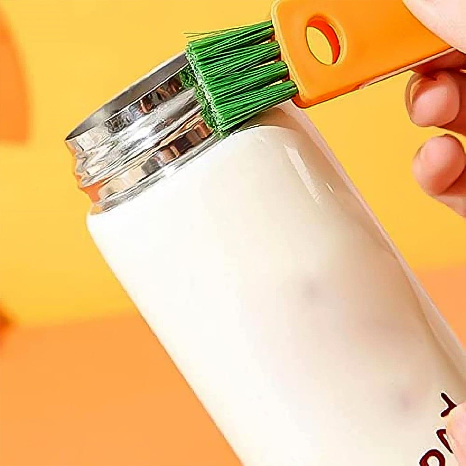 3-in-1 Multifunctional Cleaning Brush Set of Mini Bottle, Cup & Lid Cleaner (1 Pc) thumbnail 8
