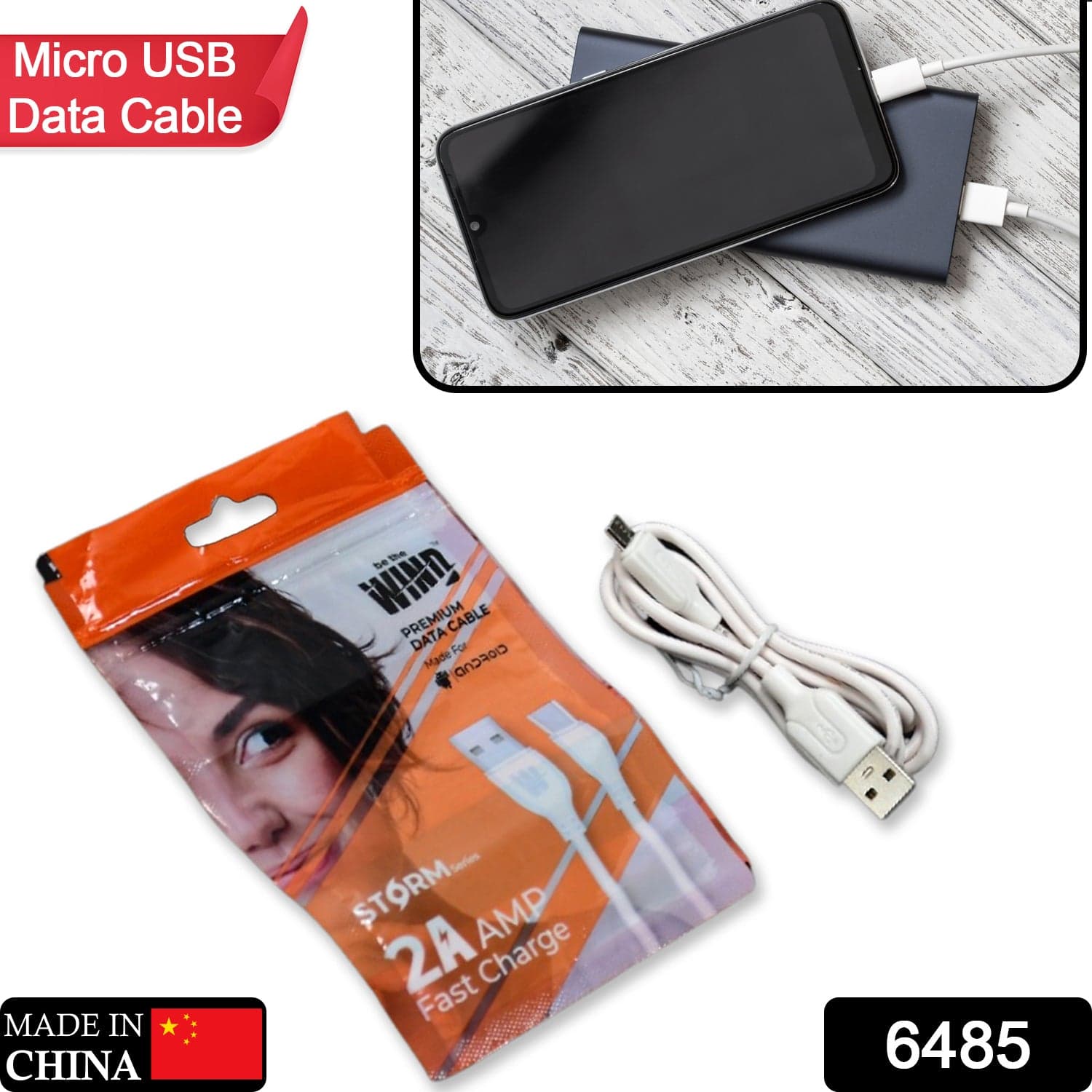 Fast Charging for android & Data Transfer Extra Tough Long Micro Cable for All Compatible Smartphone and Tablets thumbnail 2