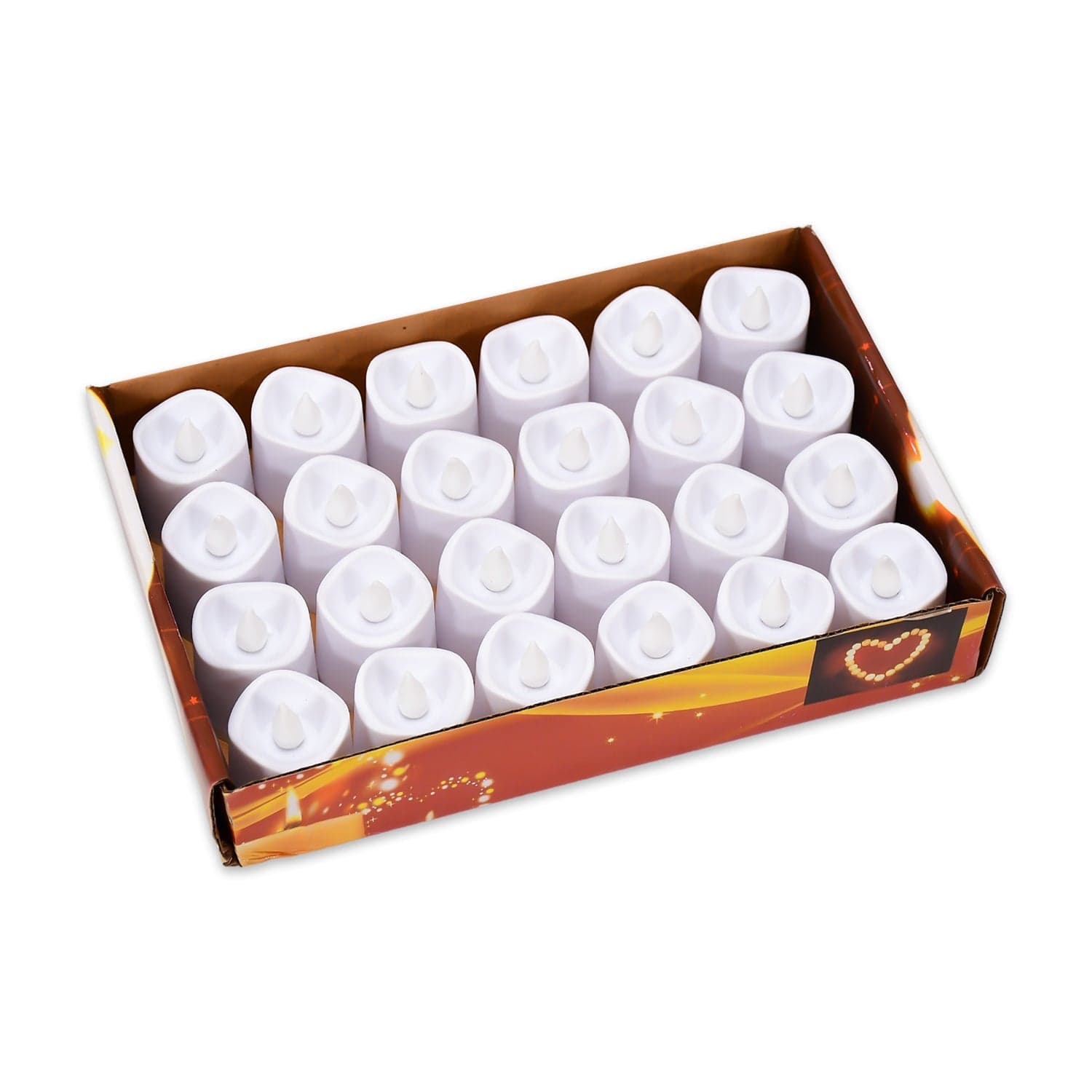Flameless Led Tealights, Smokeless Plastic Decorative Candles - Led Tea Light Candle For Home Decoration, Diwali (Pack Of 24) ID-6487 thumbnail 4