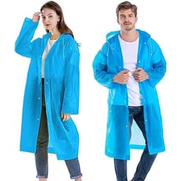 Adult Portable Rain Coat, Men & Women Outdoor Traveling Eva Material Raincoat