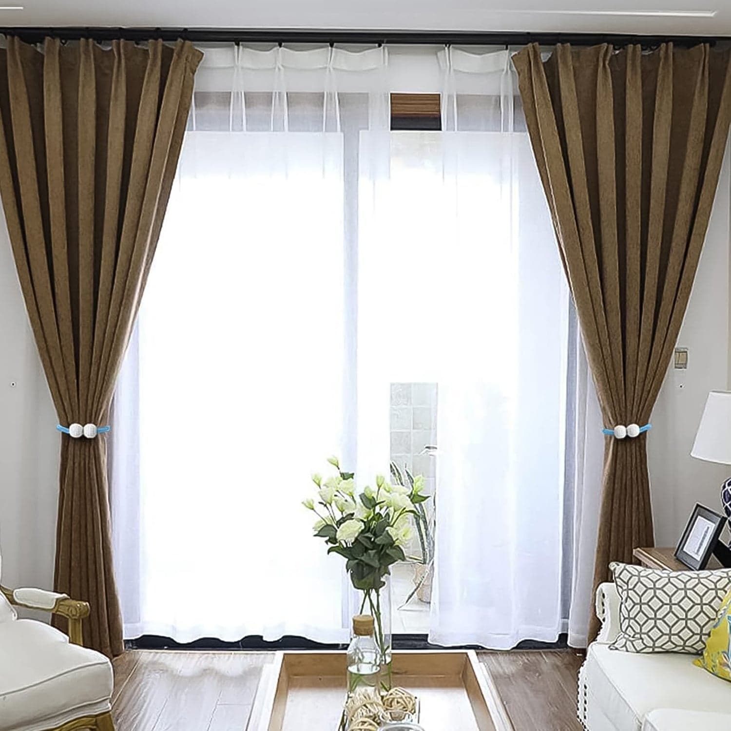 Polyester and Magnet Curtain (2 Pc) thumbnail 4