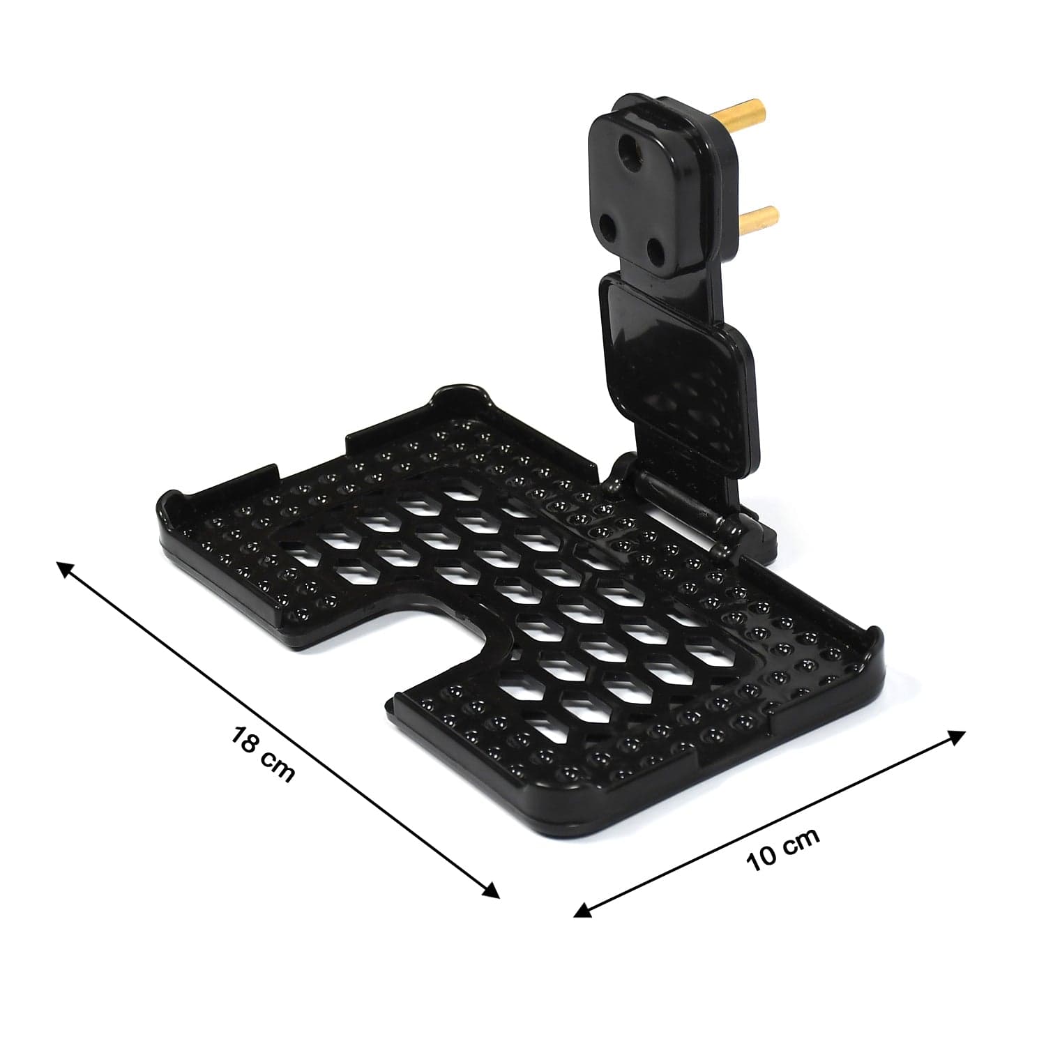 Multi-Purpose Wall Holder Stand for Charging Mobile (Black) thumbnail 5