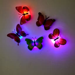 Butterfly 3D Night Lamp Comes With 3D Illusion Design Suitable For Drawing Room