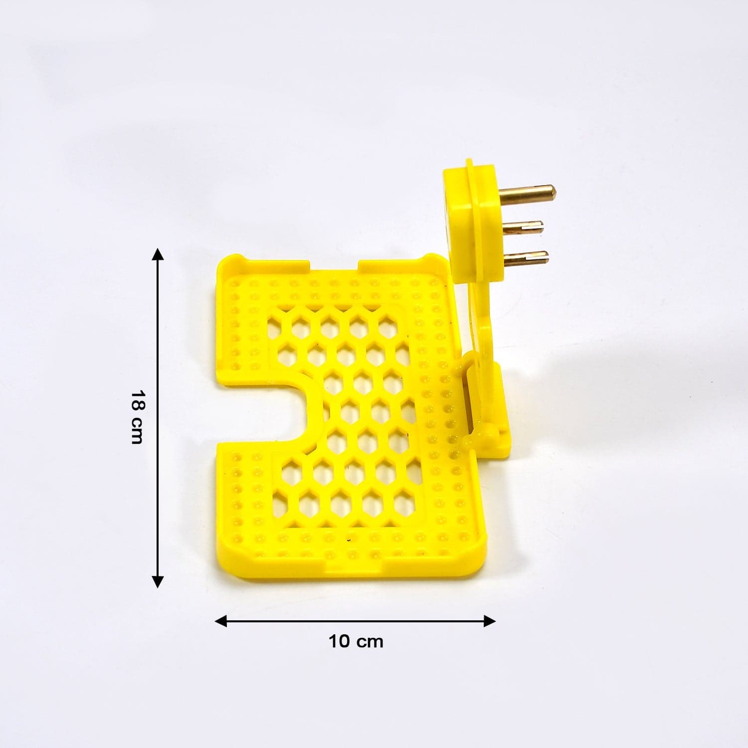 Multi-Purpose Yellow Wall Holder Stand for Mobile Charging thumbnail 5