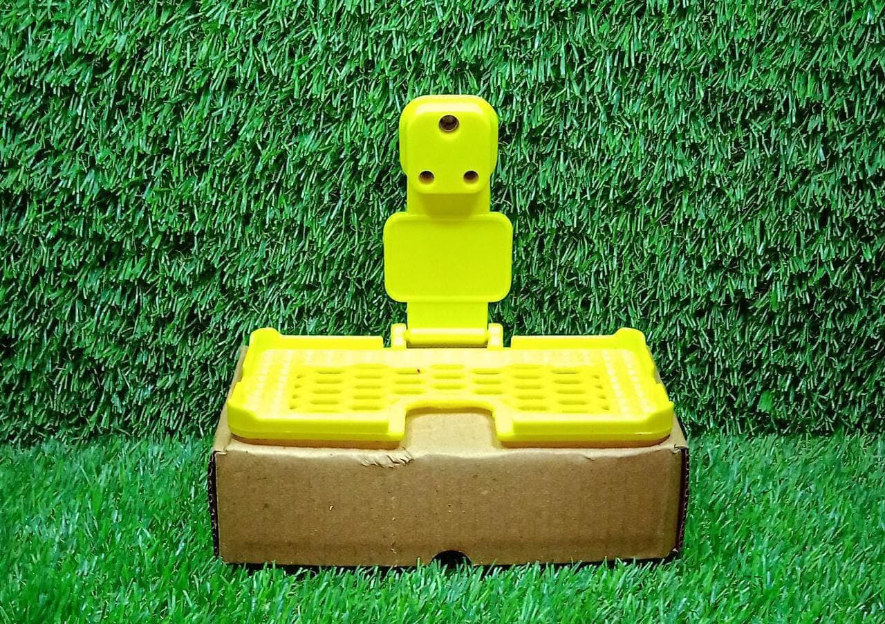 Multi-Purpose Yellow Wall Holder Stand for Mobile Charging thumbnail 7