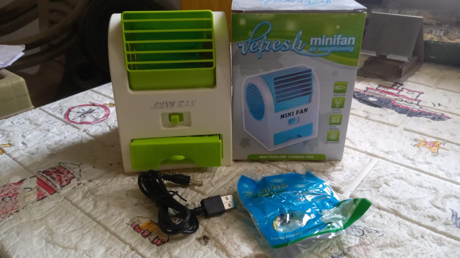Portable Air Cooler-Rechargeable Personal With Duration Desk Cooling Fan Usb/Battery Powered Desk Pc Laptop Air Conditioner Cooler For Home thumbnail 10