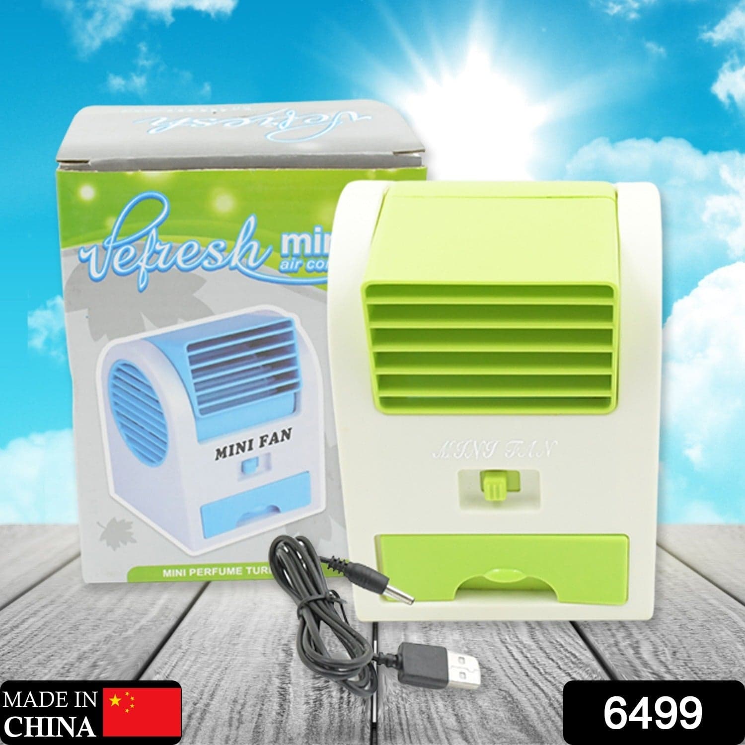 Portable Air Cooler-Rechargeable Personal With Duration Desk Cooling Fan Usb/Battery Powered Desk Pc Laptop Air Conditioner Cooler For Home thumbnail 2