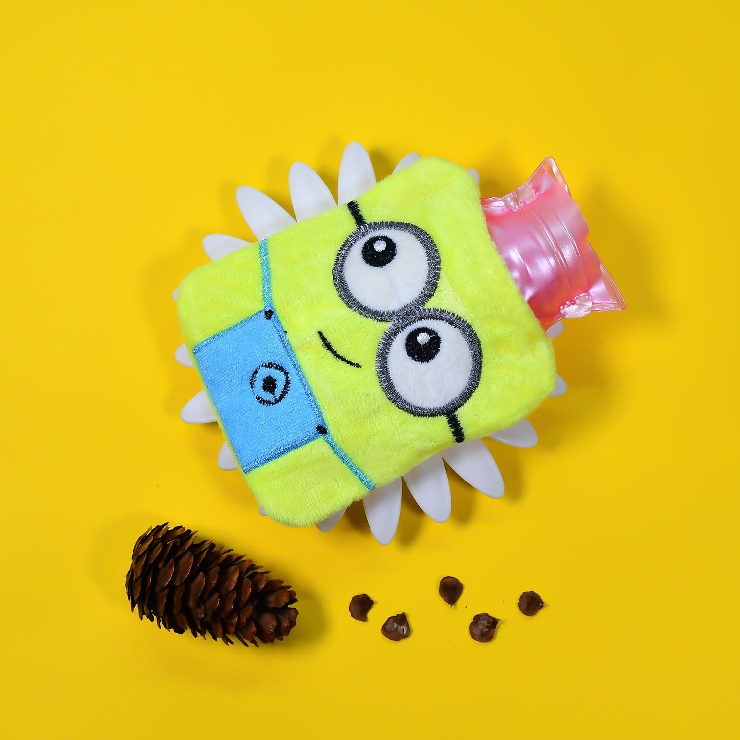 Minions Hot Water Bag - 2-Eye Design with Cover for Pain Relief & Warming thumbnail 6