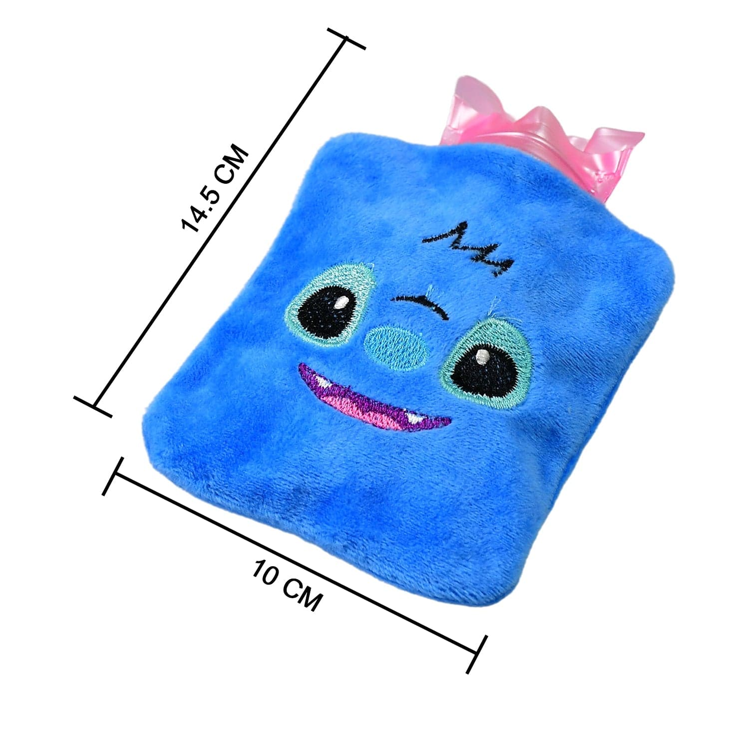 Blue Stitch Hot Water Bag - Small Size with Cover for Pain Relief & Warming thumbnail 5