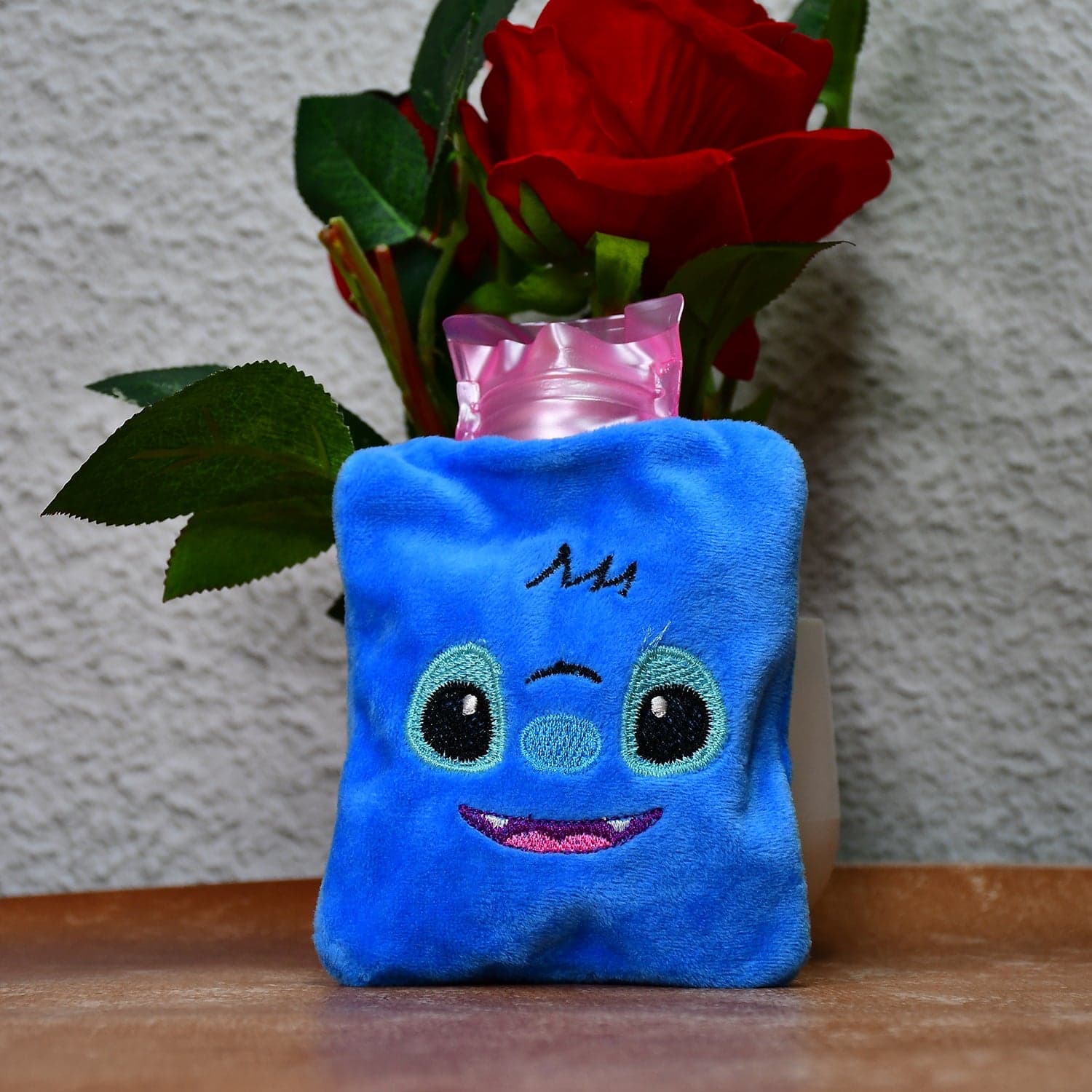 Blue Stitch Hot Water Bag - Small Size with Cover for Pain Relief & Warming thumbnail 6