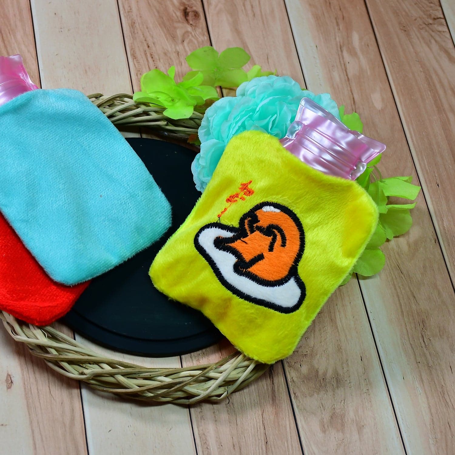 Yellow Duck Head Hot Water Bag for Pain Relief & Warmth (Cover, Small) thumbnail 4