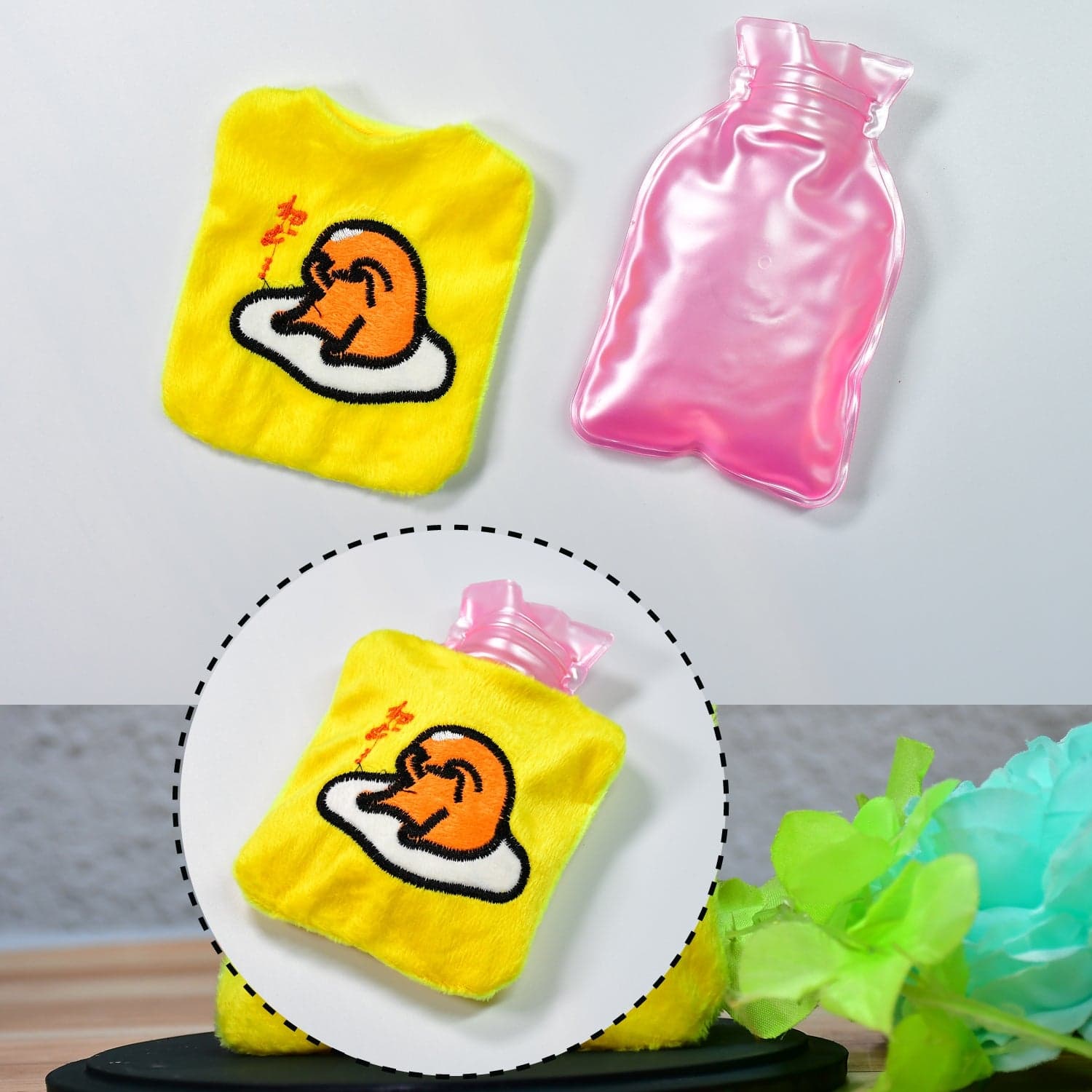 Yellow Duck Head Hot Water Bag for Pain Relief & Warmth (Cover, Small) thumbnail 6