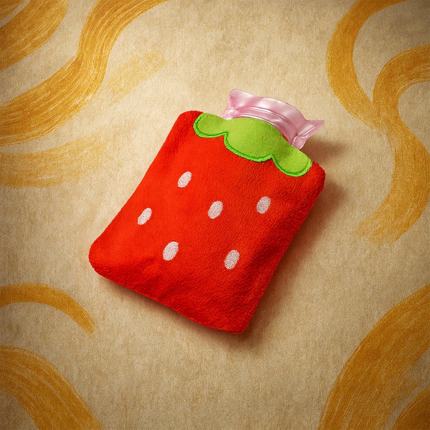 Strawberry Design Relief: Mini Hot Water Bag for Neck & Shoulders thumbnail 1