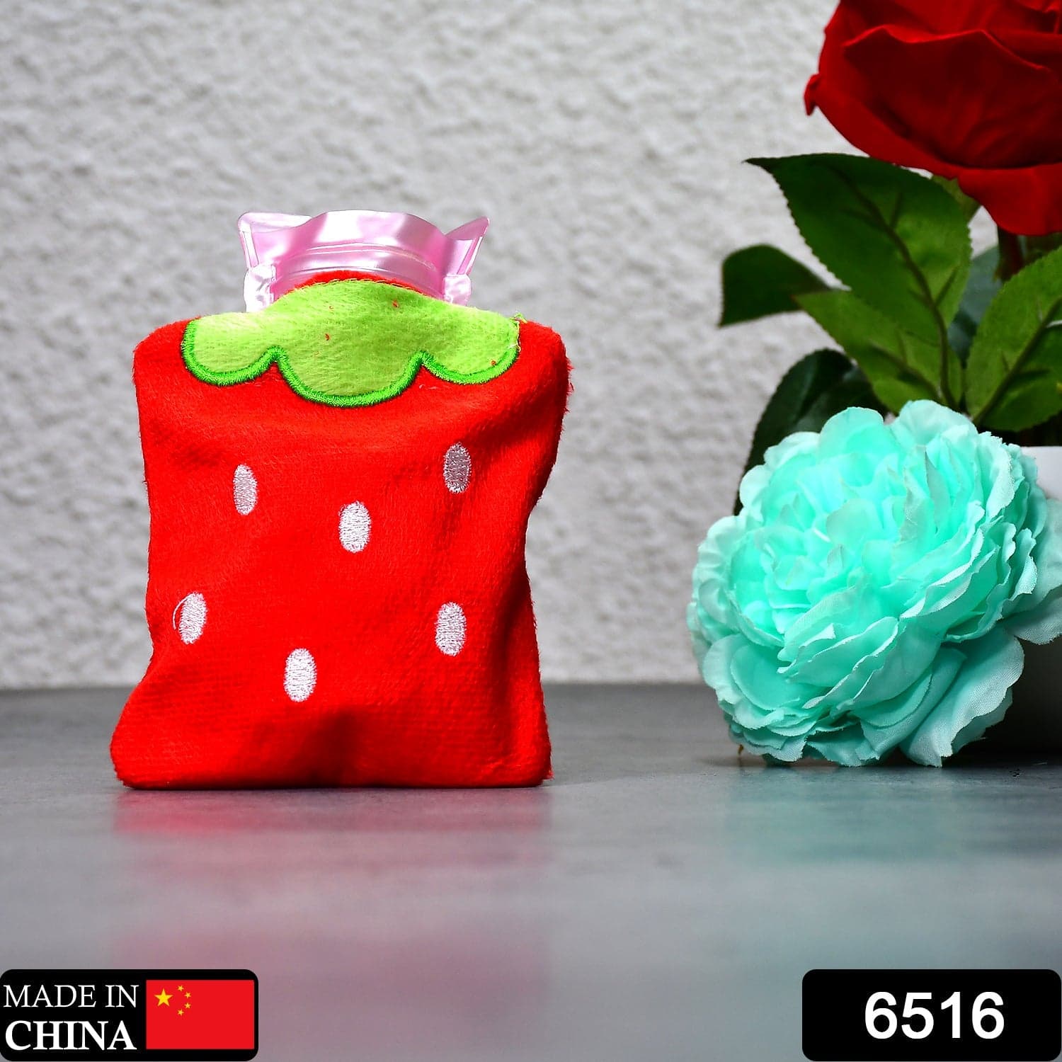 Strawberry Design Relief: Mini Hot Water Bag for Neck & Shoulders thumbnail 2