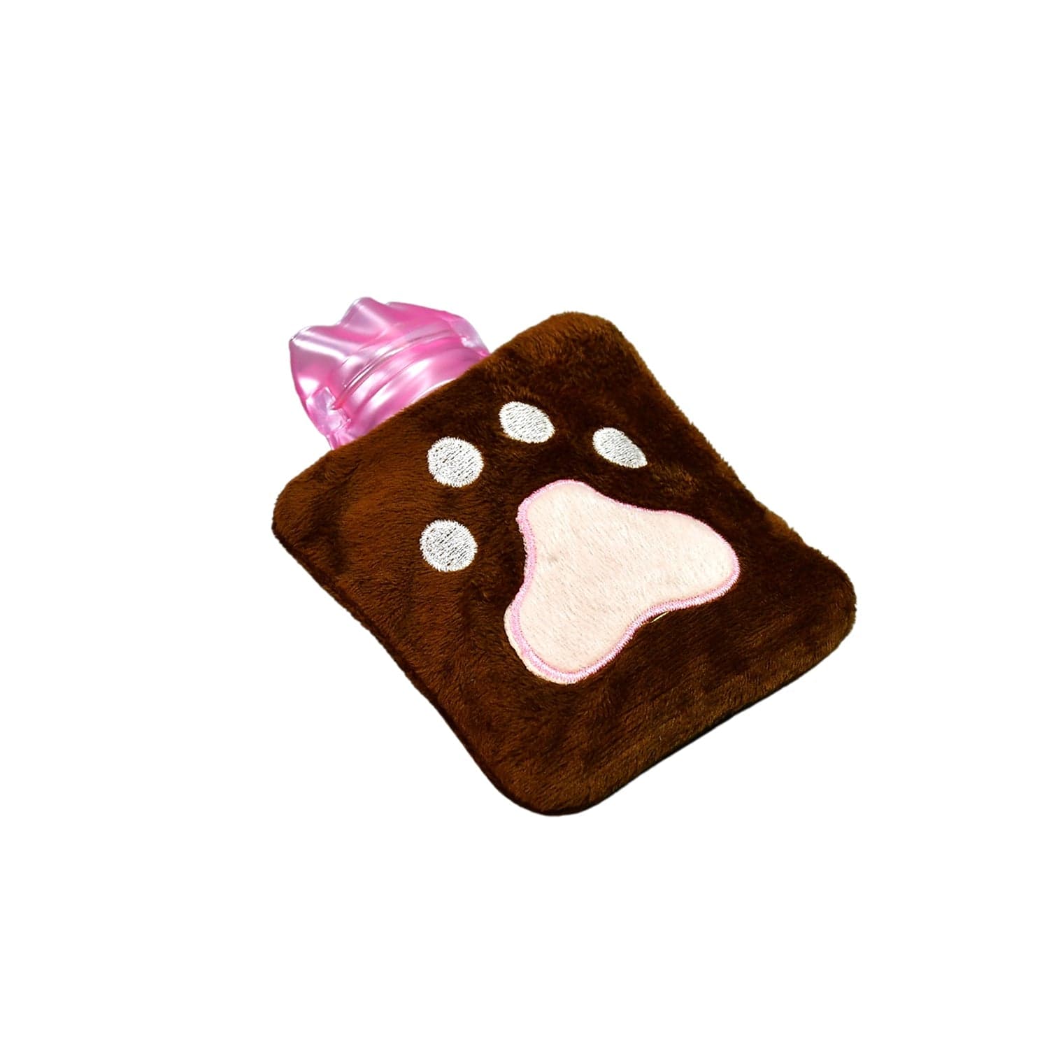 Paw Print Small Hot Water Bag with Cover for Pain Relief thumbnail 1