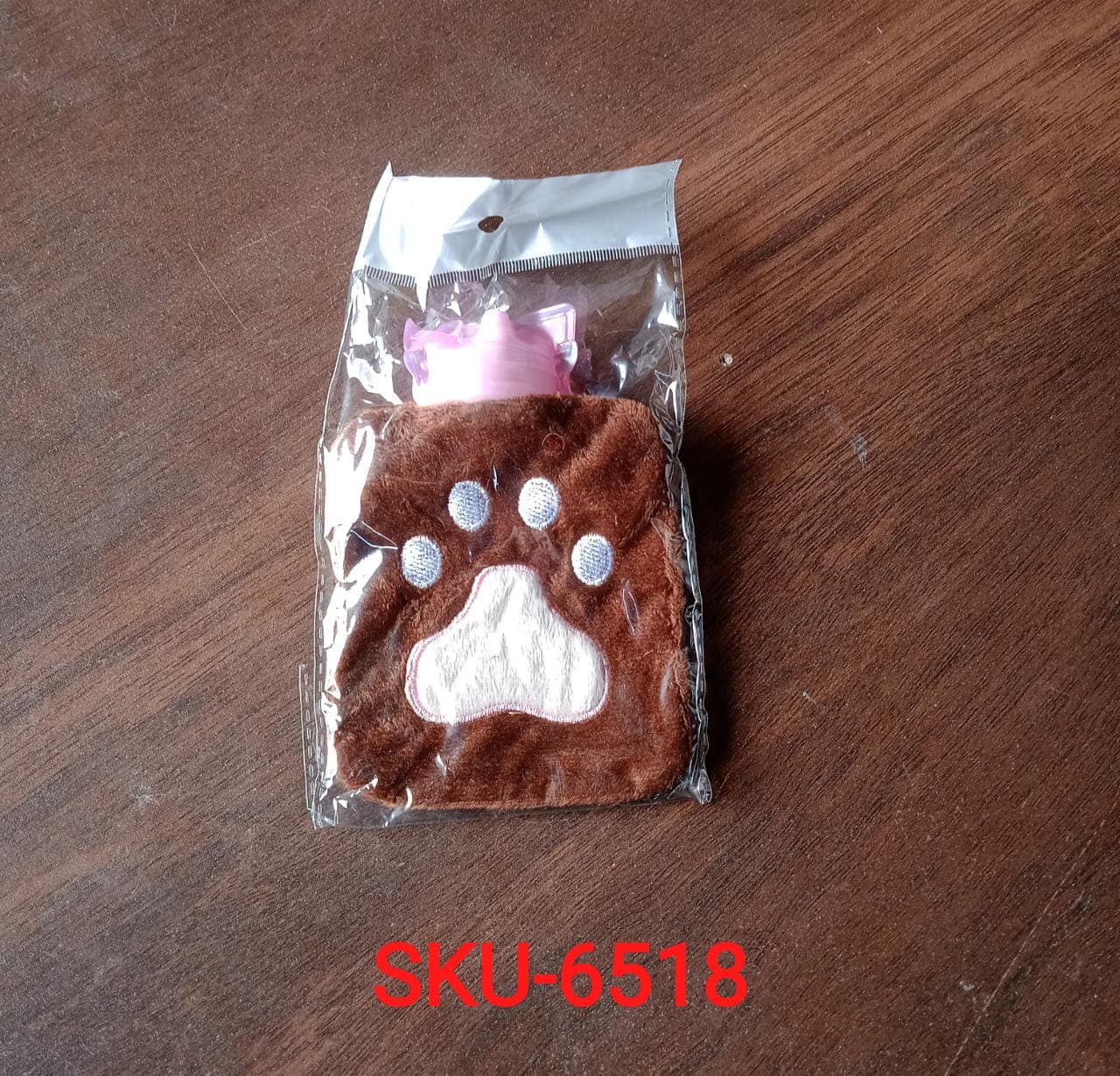 Paw Print Small Hot Water Bag with Cover for Pain Relief thumbnail 8