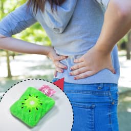 Green Sun Compact Hot Water Bag With Cover Of Pain Relief Warmer For Neck