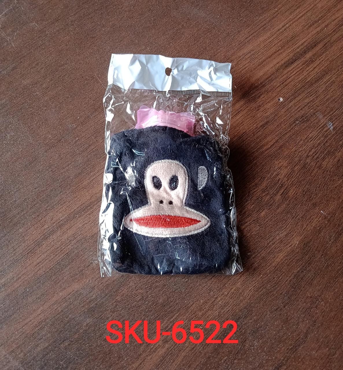 Black Small Hot Water Bag with Cover for Pain Relief thumbnail 8