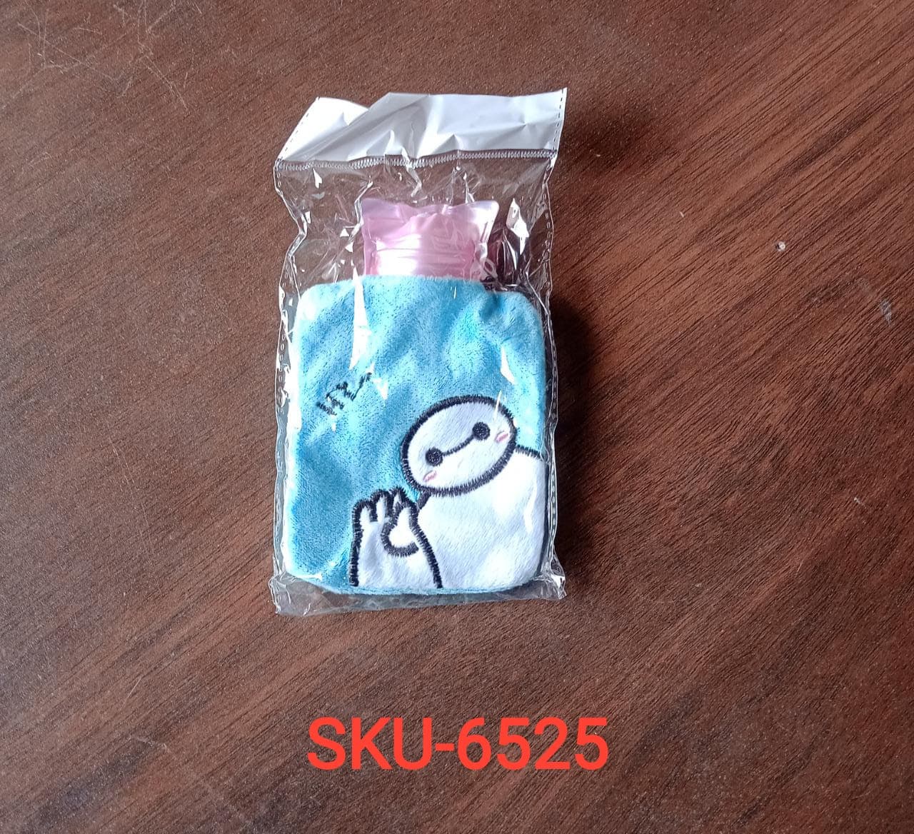 Blue Baymax Small Hot Water Bag with Cover for Pain Relief thumbnail 9